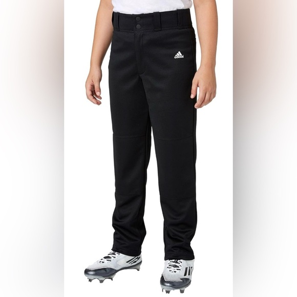 Adidas NWOT Boys Lightweight Relaxed Fit Baseball Pants (Snaps Need Fixed) - Picture 1 of 10